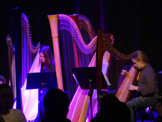 Concert Harpes au Présent à Amiens et Beauvais avec l'EMION