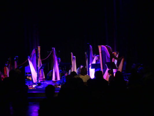 Concert Harpes au Présent à Amiens et Beauvais avec l'EMION