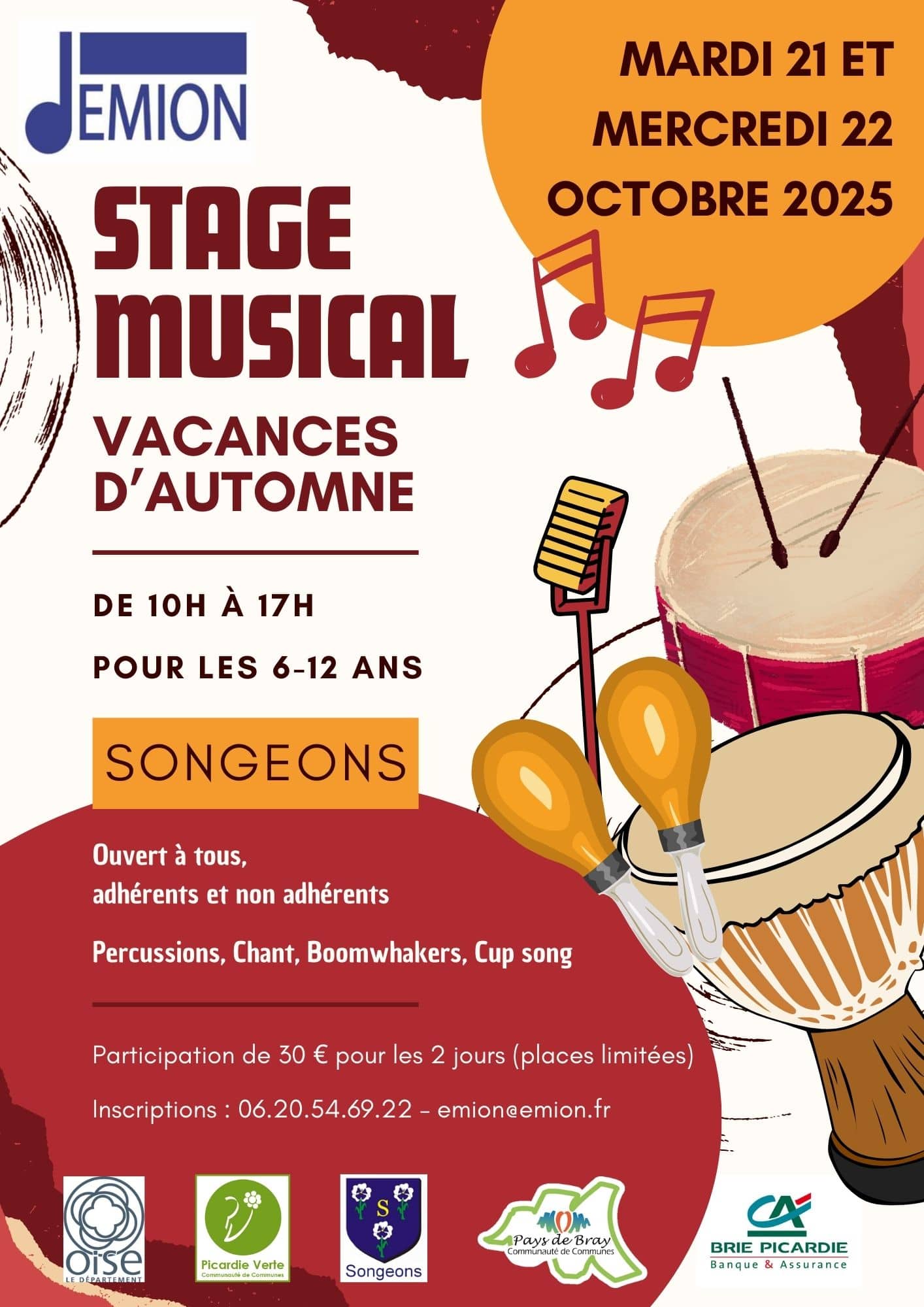 Stage musical d’automne-2025