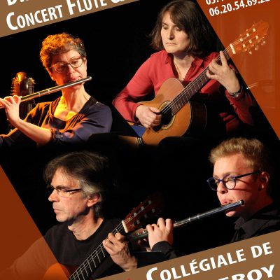Duo Flûte et Guitare, élève et professeur de l'EMION